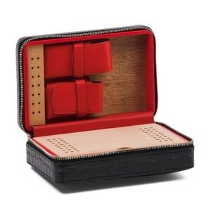 BROUK AND CO
Leather Croco Textured Cigar Travel Case